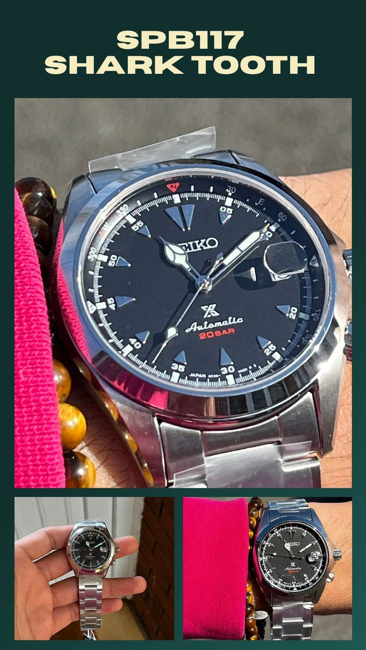 Seiko Prospex Alpinist Watch | 39.5 mm | Automatic | Black