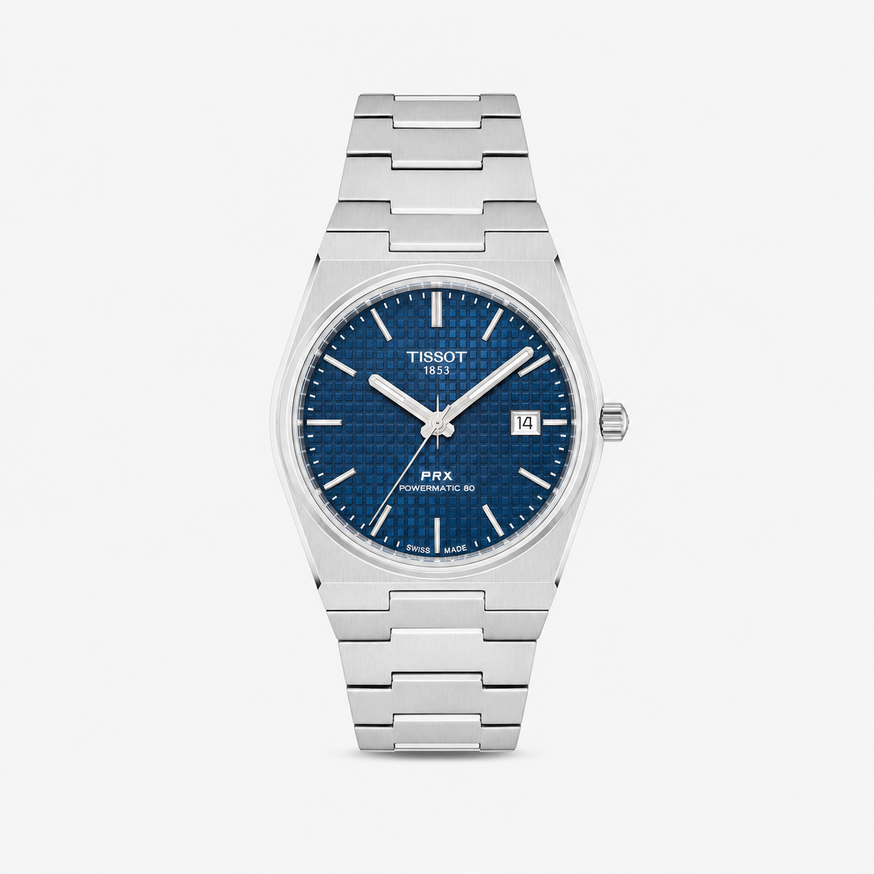 TISSOT PRX Powermatic 80 40 mm Stainless Steel Blue Dial Men's Watch
