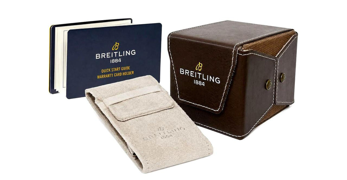 BREITLING Top Time B01 Deus Automatic 41 mm Black Dial Leather Men's Watch
