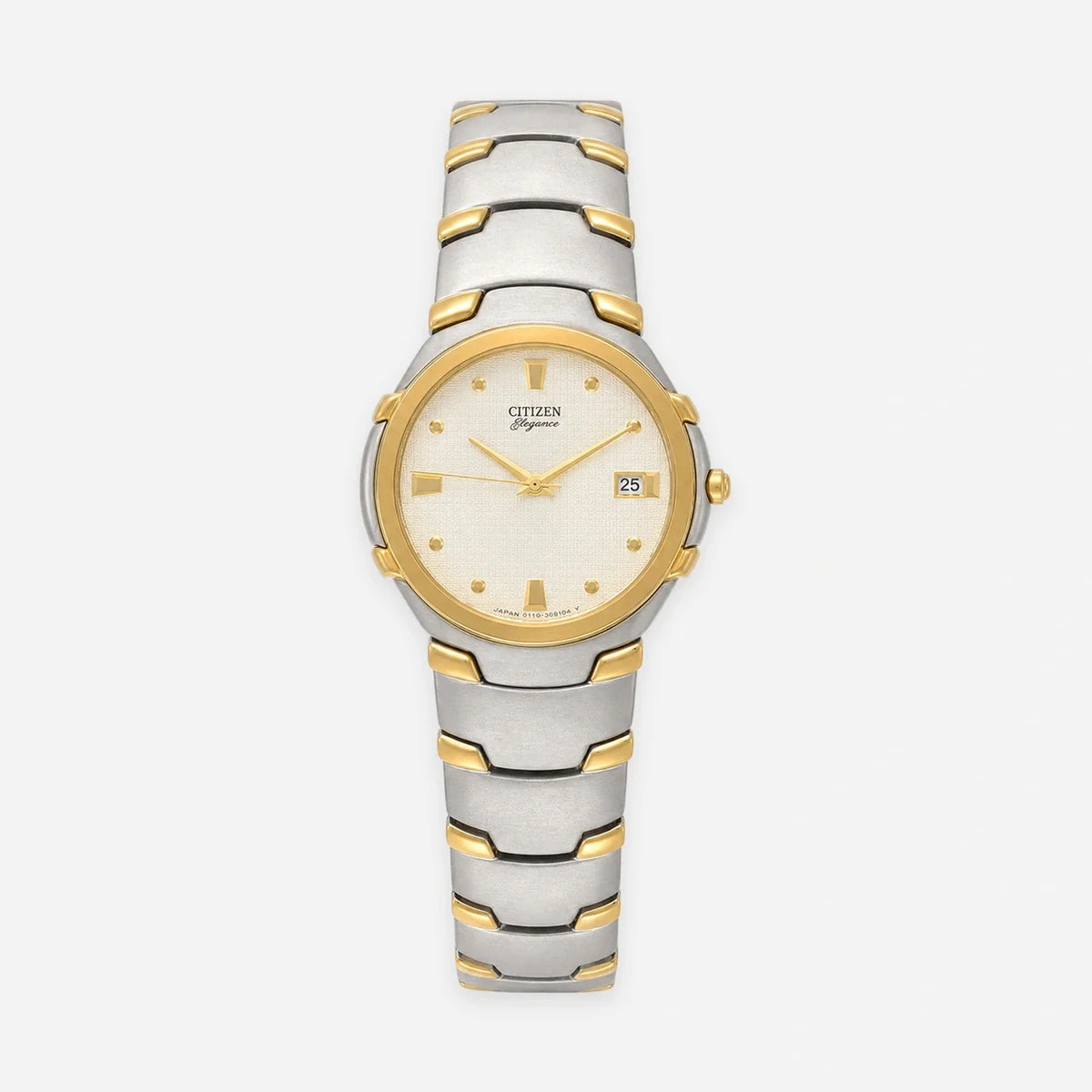 CITIZEN Elegance Gold Dial Two-tone Stainless Steel Men's Watch