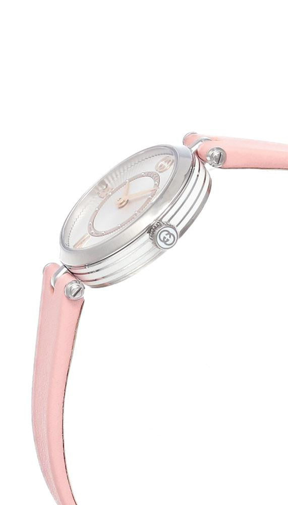 GUCCI Model 2000 Quartz 24 mm Pink Leather Women's Watch