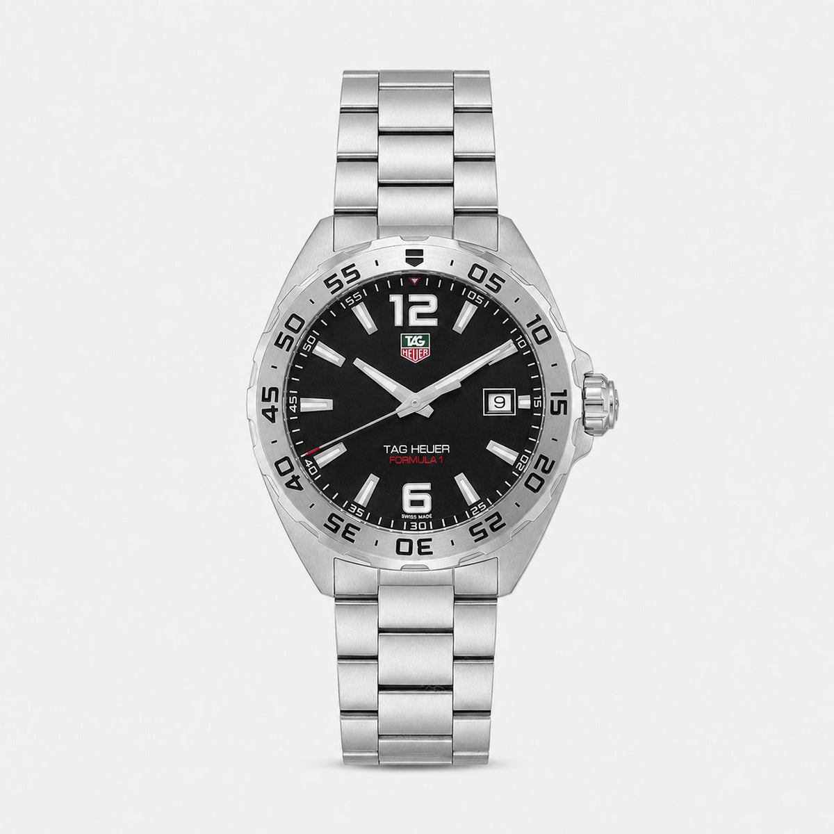 TAG HEUER Formula-1 41 mm Quartz Stainless Steel Black Dial Men's Watch