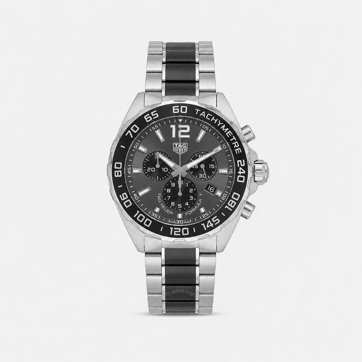 TAG HEUER Formula-1 43 mm Chronograph Stainless Steel Ceramic Men's Watch