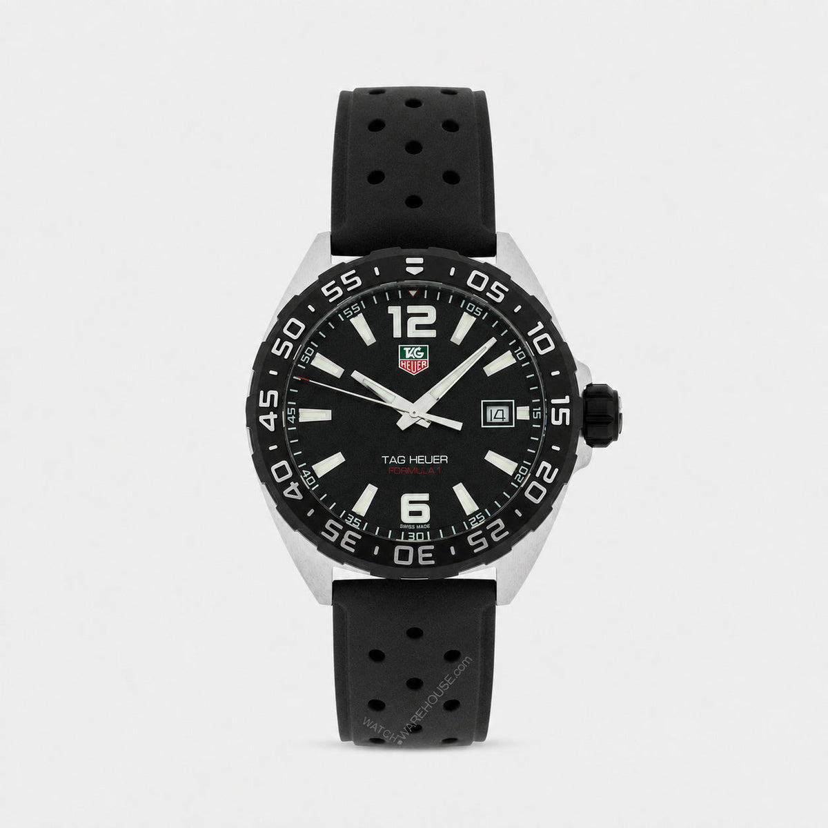 TAG HEUER Formula-1 Black Dial Rubber Band Men's Watch
