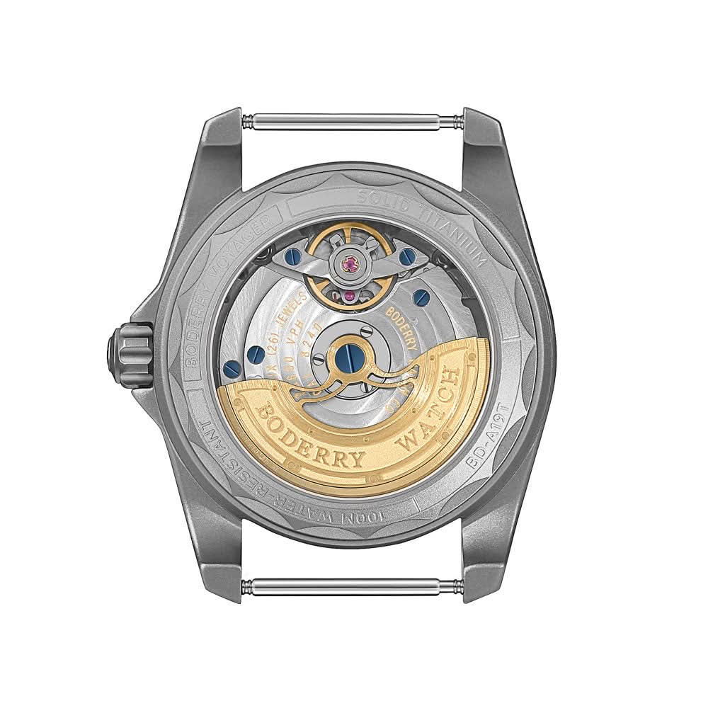 VOYAGER S72 – 72-Hour Power Reserve Titanium Automatic Field Watch, 100M Water Resistant | Gray