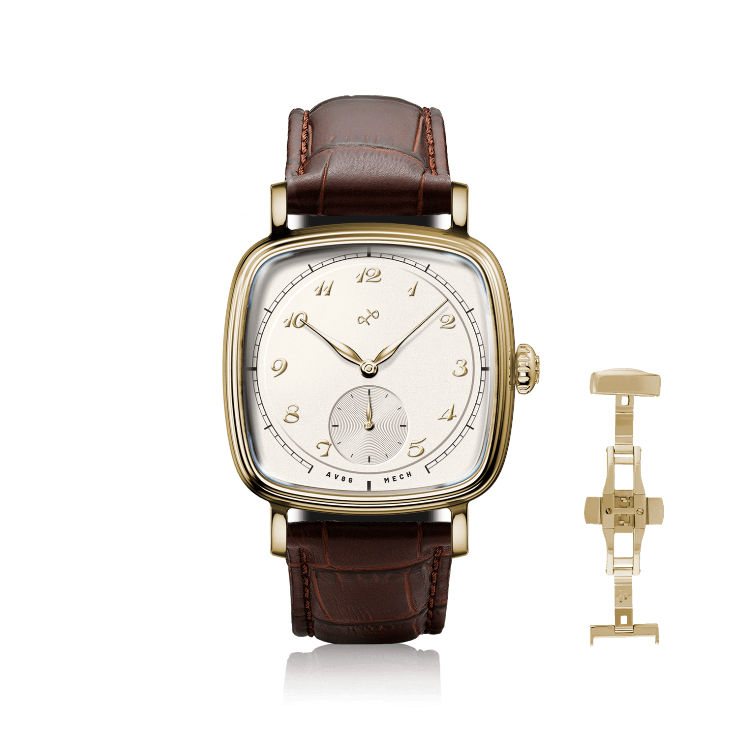 1954 Amalfi Mechanical, Gold / Off White