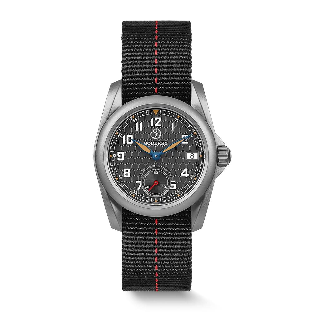 VOYAGER S72 – 72-Hour Power Reserve Titanium Automatic Field Watch, 100M Water Resistant | Gray