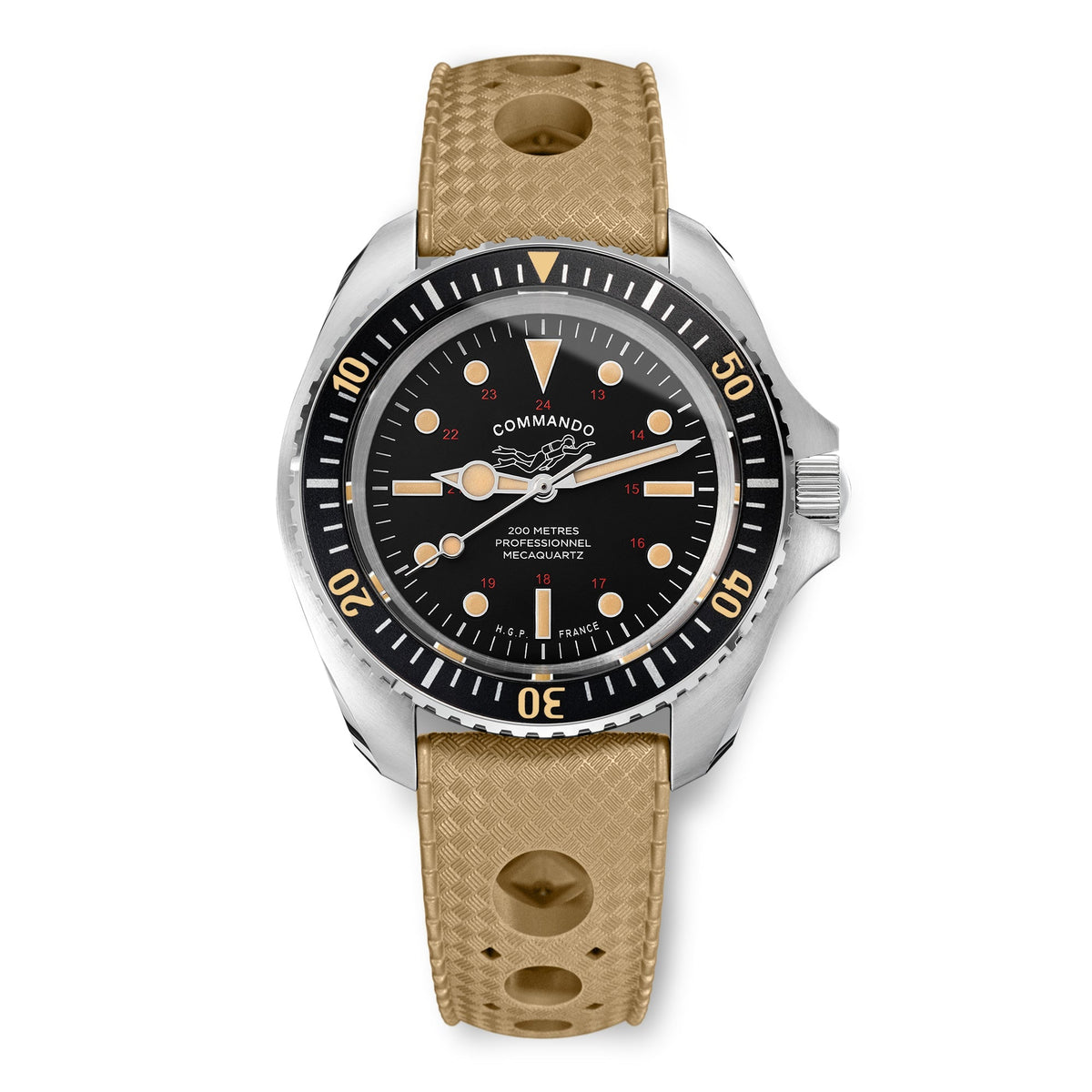 Diver 200M Mecaquartz Commando Diving Watch - Vintage