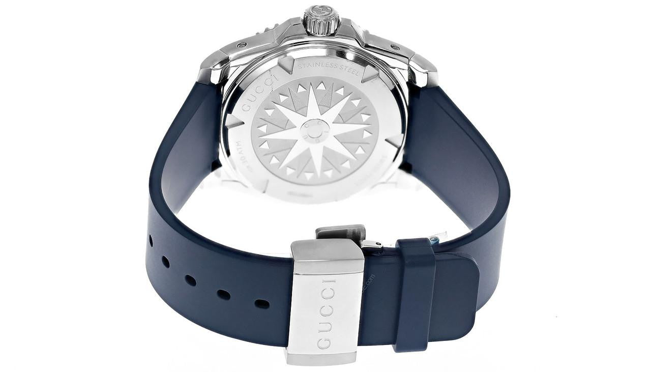 GUCCI Dive Automatic Stainless Steel 40 mm Blue Dial/Rubber Men's Watch