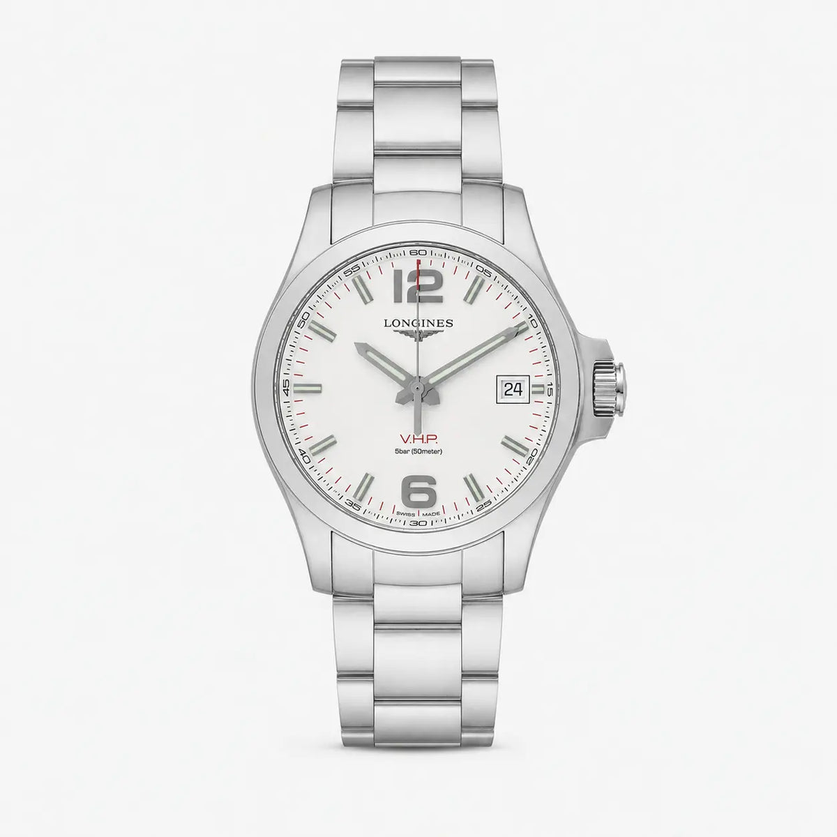 LONGINES Conquest V.H.P. 41 mm Silver Dial Men's Watch