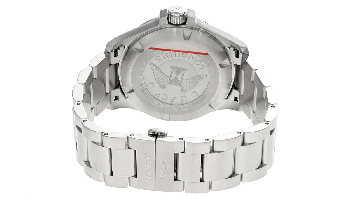 LONGINES Conquest V.H.P Stainless Steel 43 mm Silver Dial Men's Watch