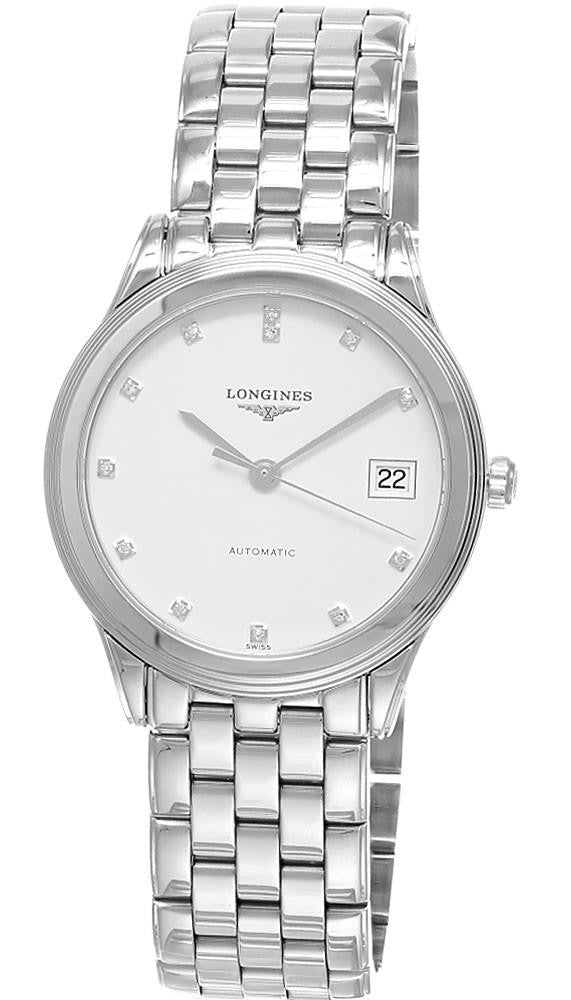 LONGINES Flagship Automatic Stainless Steel 35 mm White Diamond Dial Women's Watch