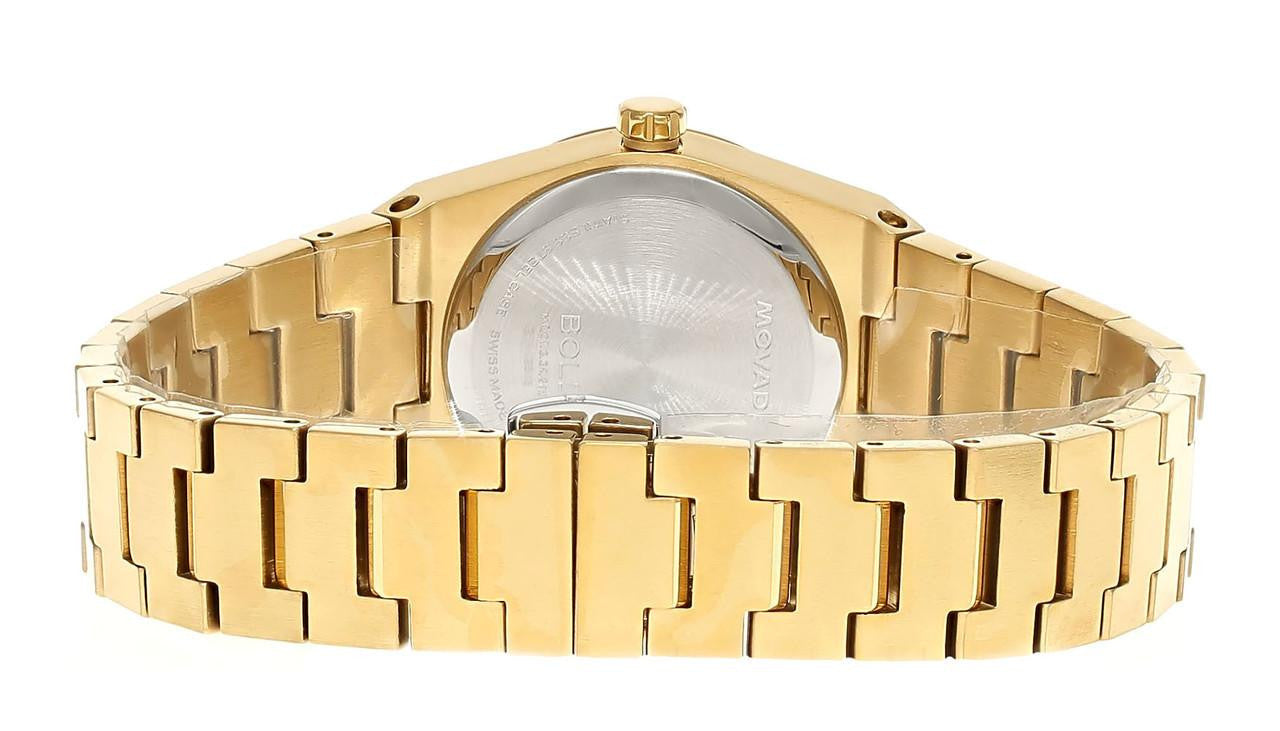 MOVADO Bold Quest Mini Quartz Stainless Steel 28 mm Gold-Tone Women's Watch