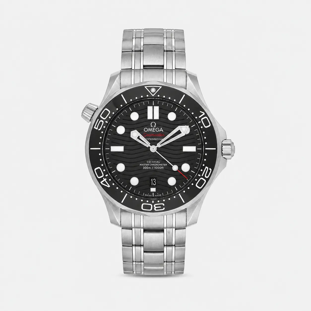 OMEGA Seamaster Automatic Stainless Steel 42 mm Black Dial Men's Watch