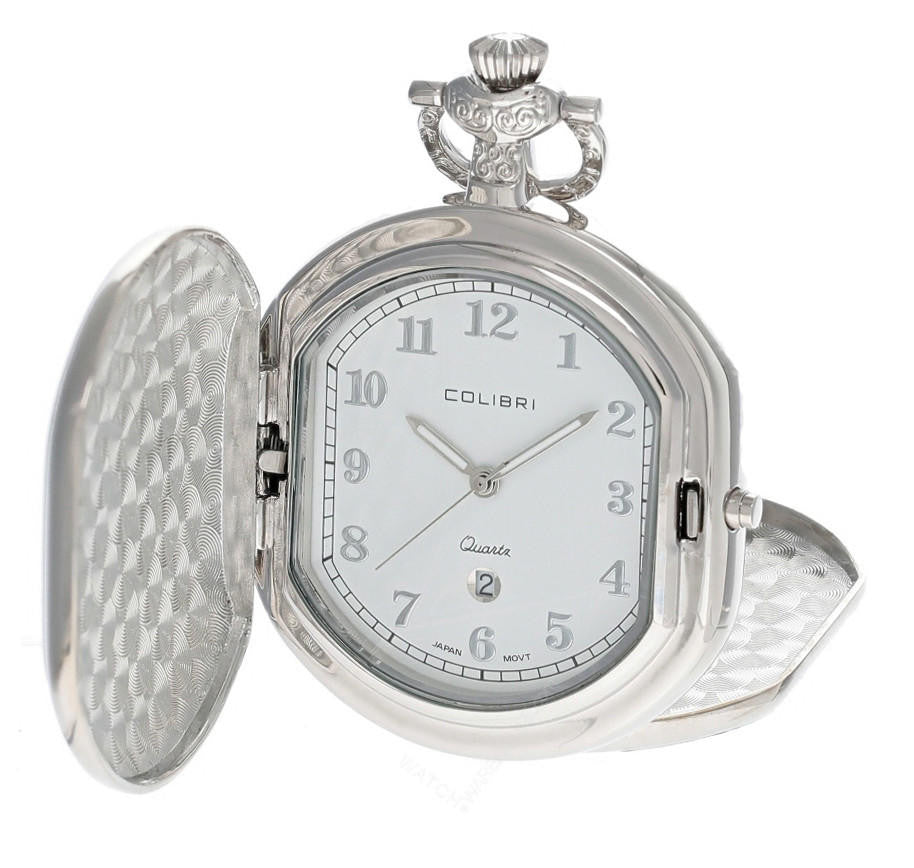 Colibri Quartz Silver Pocket Watch Model
