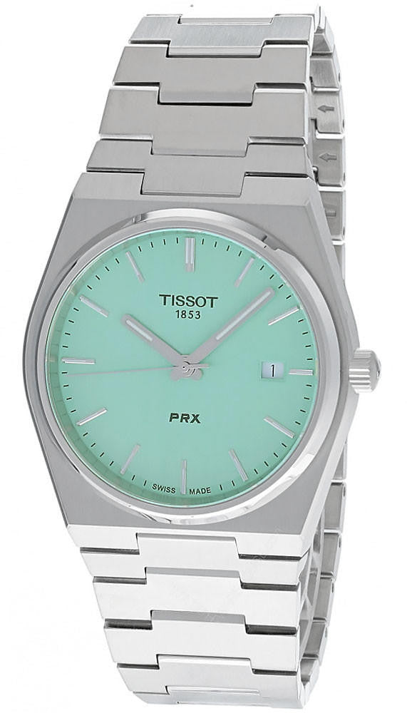 TISSOT PRX 40 mm Stainless Steel Light Green Dial Men's Watch