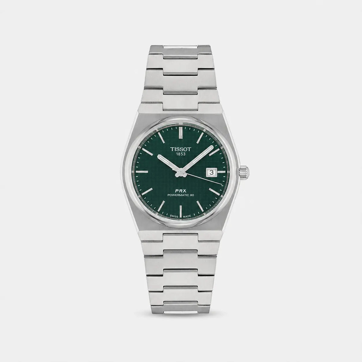 TISSOT PRX Powermatic 80 40 mm Stainless Steel Green Dial Men's Watch